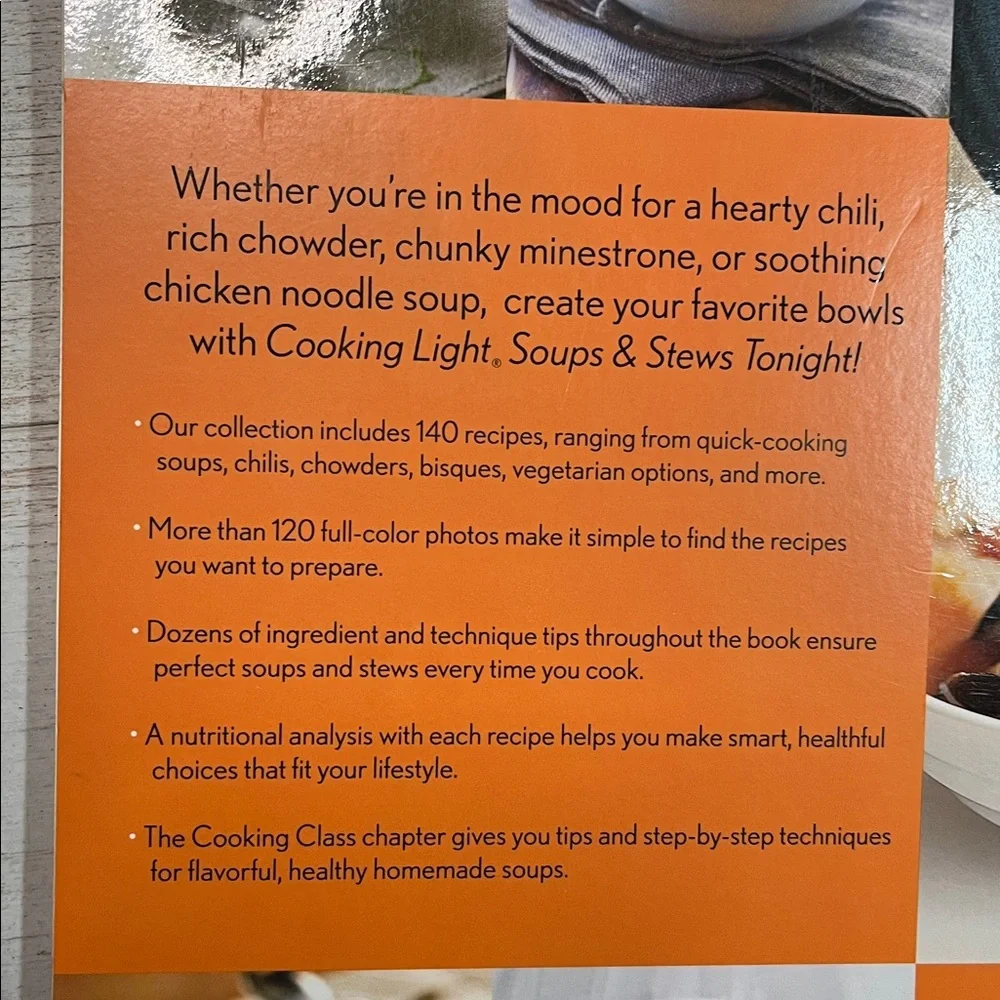 Cooking Light Soups & Stews Tonight Soft Cover Cookbook
